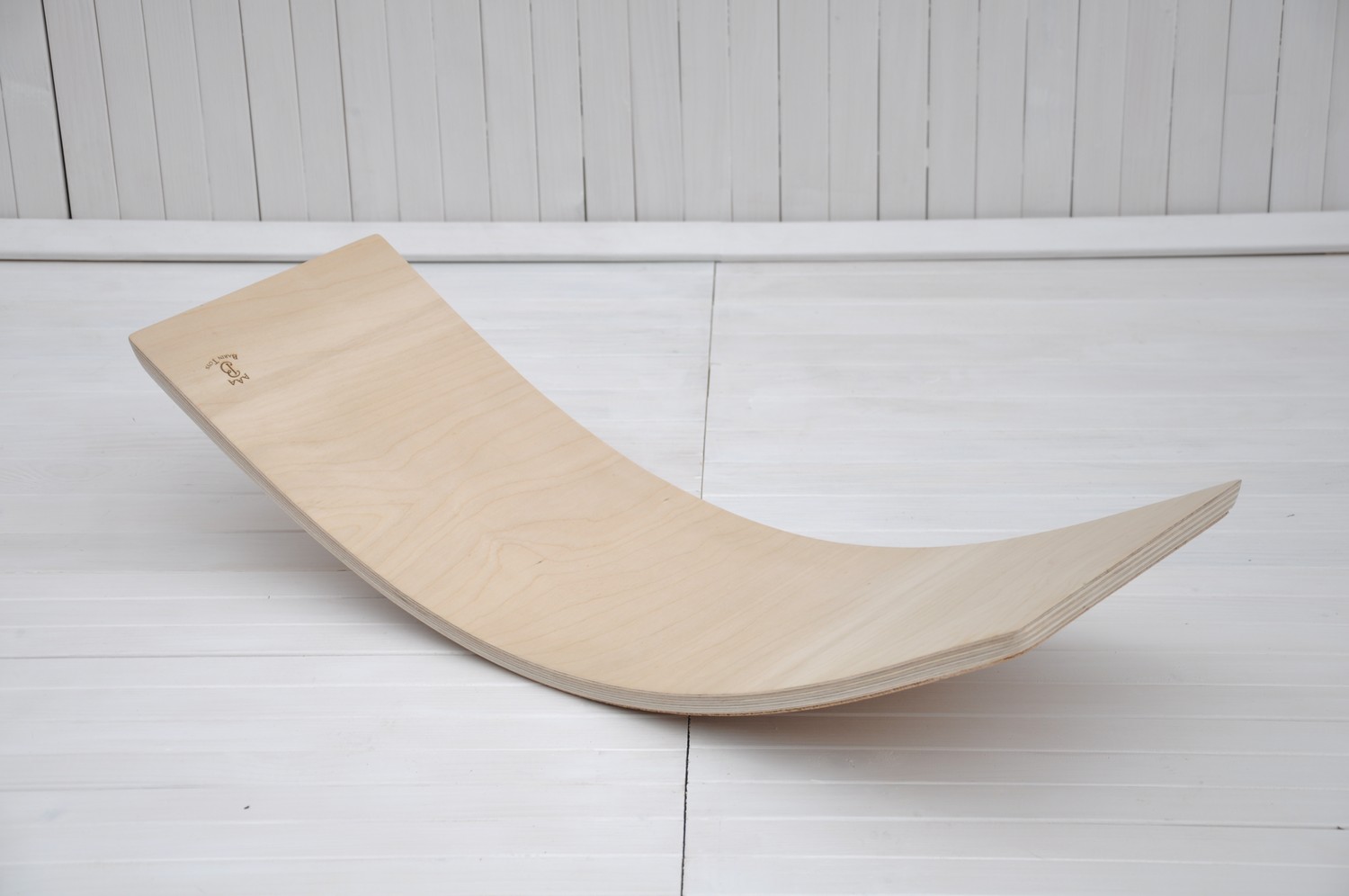 Balance Board Wobbly Toddly Fit with cork non-slip surface for delicate floors