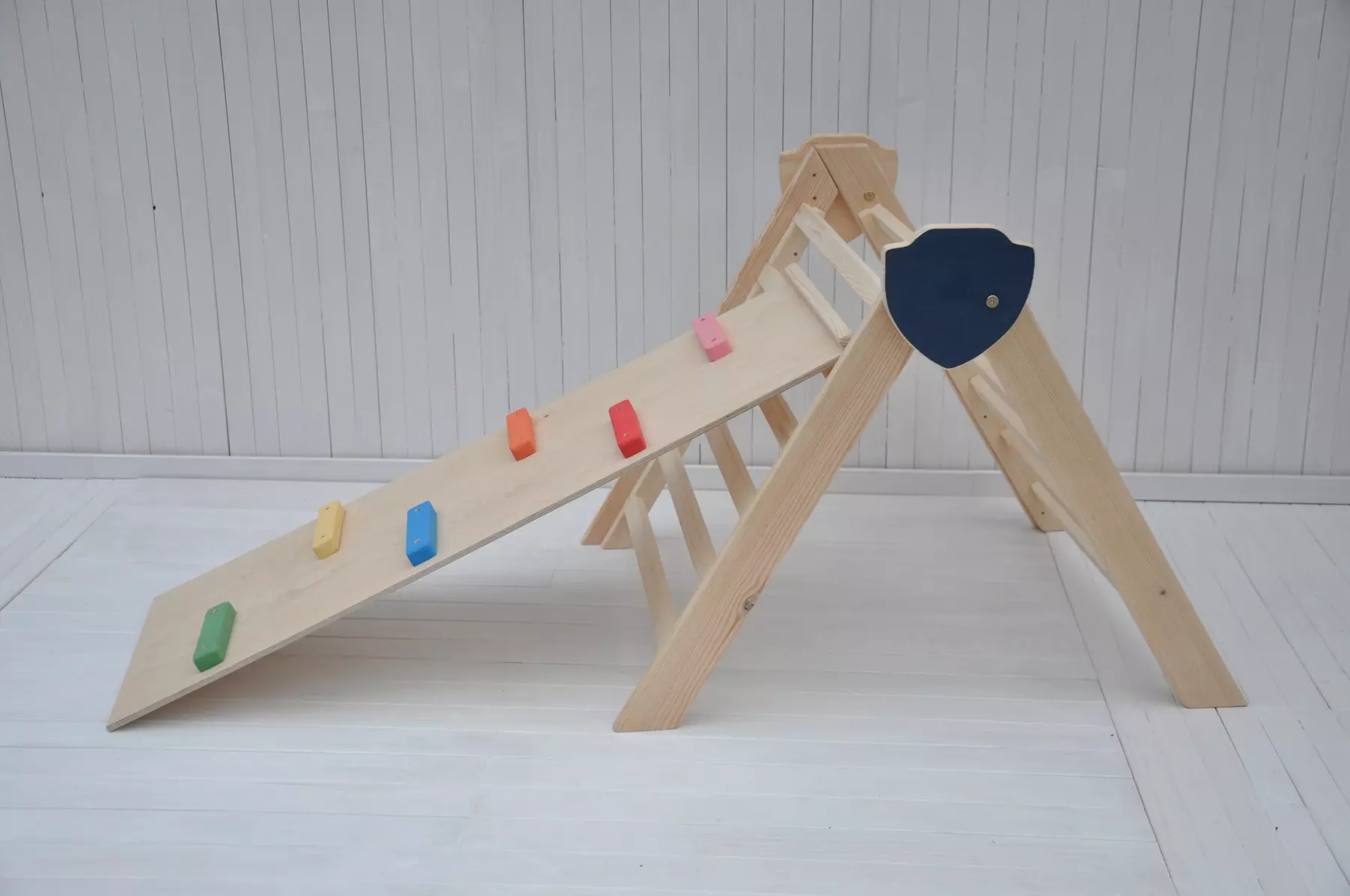 Pikler climbing frame Champion Baby Montessori development wooden toys set - early development toy from BarinToys.co.uk strore at a special price now.